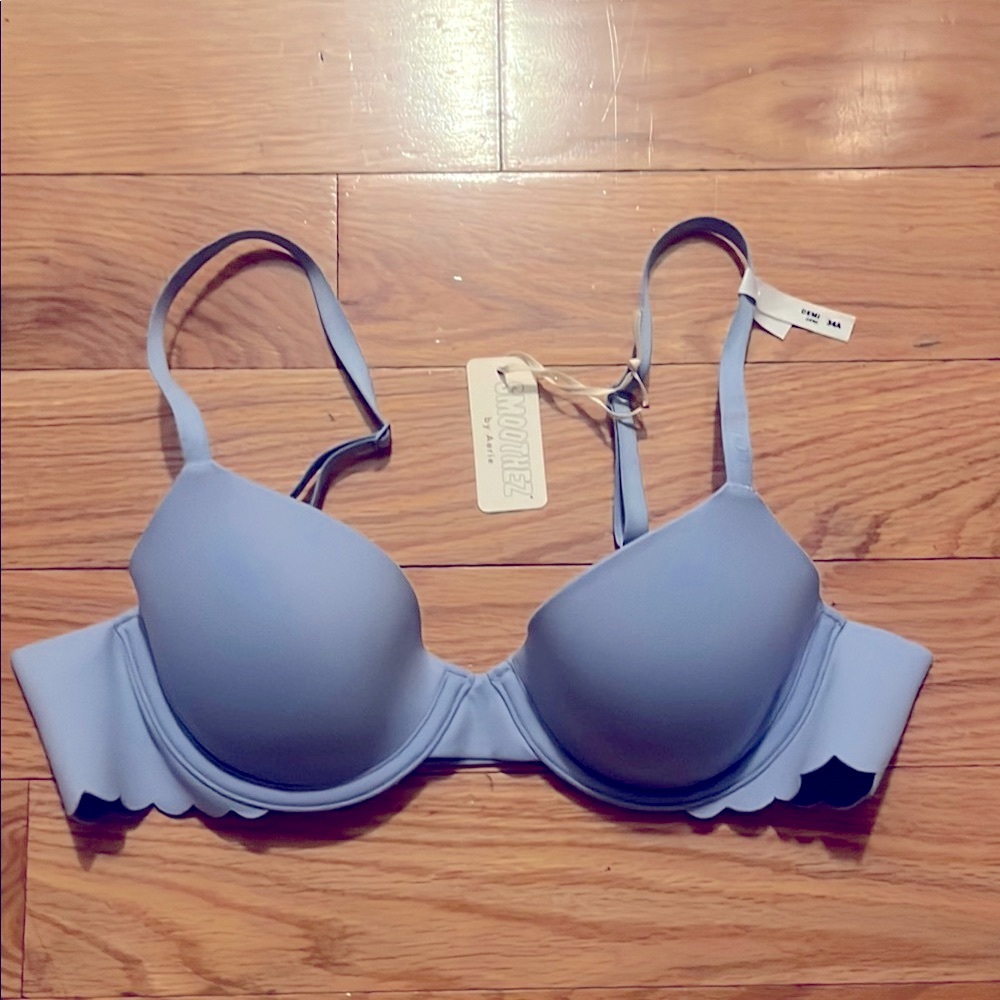 Aerie Light Blue Molded Cup Bra 34A NWT